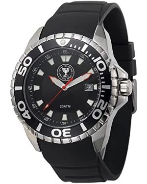 Israeli MOSSAD 10ATM Diving Watch - 42mm Stainless steel case 