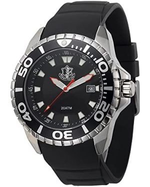 Israeli IDF (Tzahal) 20ATM Diving Watch - 42mm Stainless steel case 