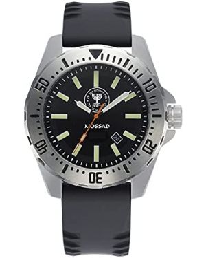 Israeli MOSSAD 10ATM Diving Watch - 42mm Stainless steel case 
