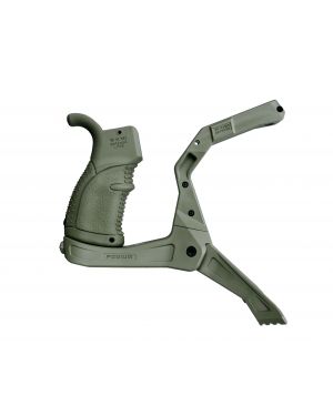AR-PODIUM AR-15 Quick Deployment Bipod with an Integrated AGR-43 Pistol Grip - OD Green