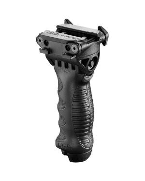 Tactical Pivoting Quick Release Vertical Foregrip with Integrated Adjustable Bipod - Gen 2 - Black