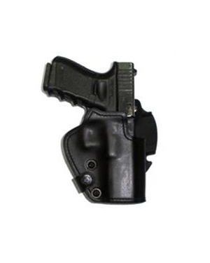 Three-Layer - Synthetic Material, Kydex, Suede - Belt Holster - SKCxx - Beretta 92 - Black - Left