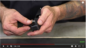 small handgun with ft-bullseye