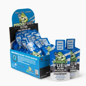 24 - 1.2oz shots of FrogFuel Ultra Protein. Mixed Berry Flavor