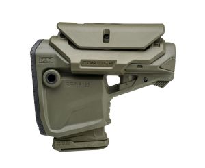 M4/AR-15 Survival Buttstock w/Built-in Magazine Carrier with Adjustable Cheek Riser- GL-CORE MAG CP- OD Green