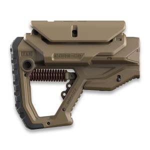 GL-CORE IMPACT CP- Shock Absorbing Stock with an adjustable Cheek Riser - Desert Tan
