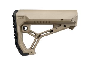 GL-CORE AR-15/M4 Skeleton Style Buttstock For Mil-Spec/Commercial Tubes - Flat Dark Earth