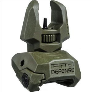 Folding Back-up Sight - Front - FBS - OD Green
