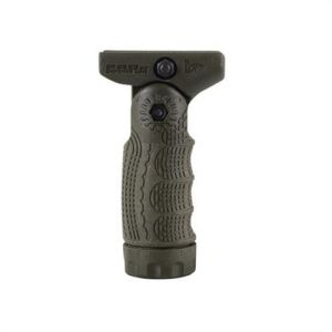 7-Position Tactical Folding Grip with Waterproof Storage - Quick Release - TFLQR - OD Green