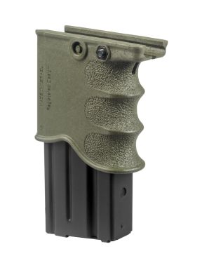M16/M4/AR-15 Quick Release Front Grip and Magazine Holder - OD Green