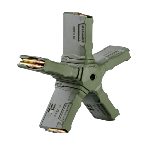 Pentagon Magazine Coupler for Five 10rd Ultimag Magazines with Five Ultimags - Olive Drab