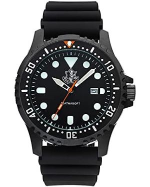 Israeli IDF (Tzahal) 20ATM Diving Watch - 44mm Stainless steel case 