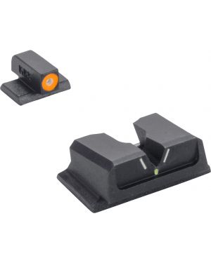 ML41710G - HYPER-BRIGHT™ V-SIGHT-FIXED-PISTOL-SET-S&W M&P FULL SIZE/COMPACT-O RING/G