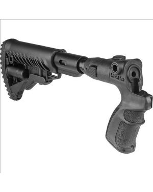 Recoil-Reducing Folding Collapsible Buttstock for Mossberg 500/590 - AGMF500-FKSB