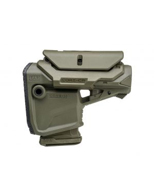 M4/AR-15 Survival Buttstock w/Built-in Magazine Carrier with Adjustable Cheek Riser- GL-CORE MAG CP- OD Green