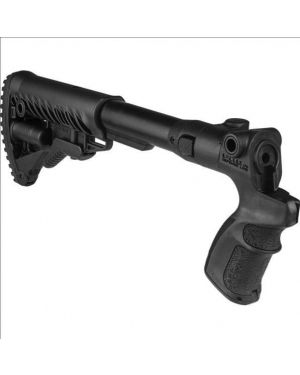 Folding Collapsible Buttstock for Mossberg 500/590 - AGMF500-FK - Black