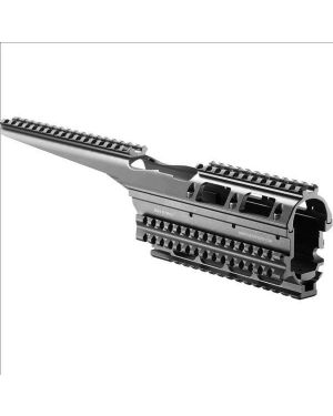 Aluminum 4-Rail Integrated Rail System with scope mount for AK-47/74 - VFR-AK