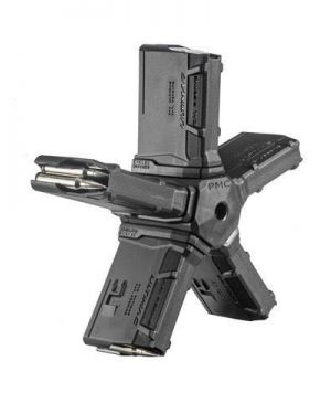 Pentagon Magazine Coupler for Five 10rd Ultimag Magazines with Five Ultimags - Black
