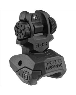 Folding Back-up Sight - Rear - Black