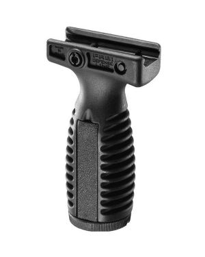 Quick Release Tactical Vertical Grip with Battery Compartment - Black