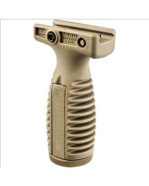 Quick Release Tactical Vertical Grip with Battery Compartment - Flat Dark Earth