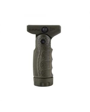 7-Position Tactical Folding Grip with Waterproof Storage - Quick Release - TFLQR - OD Green