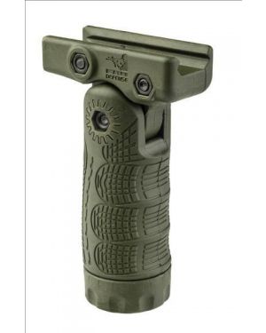 7-Position Tactical Folding Grip with Waterproof Storage - TFL - OD Green