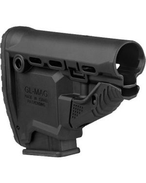M4/AR-15 Survival Buttstock w/Built-in Magazine Carrier - GL-MAG-B