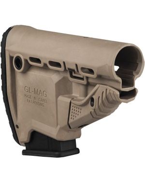 M4/AR-15 Survival Buttstock w/Built-in Magazine Carrier - GL-MAG- Flat Dark Earth