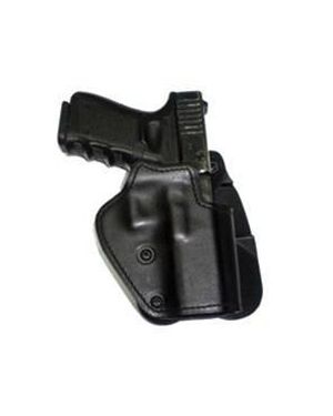 Three-Layer - Synthetic Material, Kydex, Suede - Paddle Holster - HK P7 - Black - Left