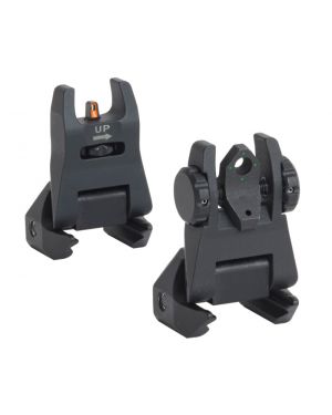 Meprolight MEPRO FABS - Self-Illuminated Flip Aluminum Back-Up Rifle Sights