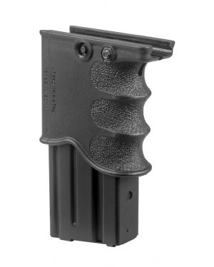 M16/M4/AR-15 Quick Release Front Grip and Magazine Holder - Black