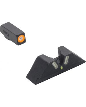 ML40214G - HYPER-BRIGHT™ V-SIGHT--FIXED-PISTOL-SET-GLOCK-O RING/G