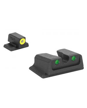 ML41766Y HYPER-BRIGHT™-FIXED-PISTOL-SET-S&W M&P FULL SIZE- Y RING/G