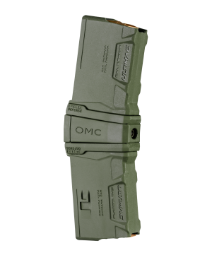 Opposite Magazine Coupler for Two 10rd Ultimag Magazines with Two Ultimags - Olive Drab